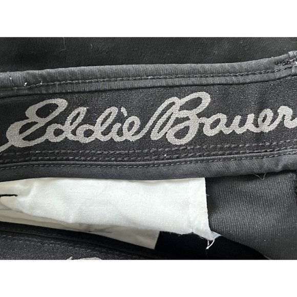 NWOT Eddie Bauer Pants Men's 38 X 32 BLACK Slash Pockets Zip Closure Back Pocket - Picture 6 of 16